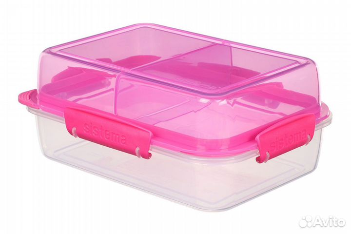 Контейнер для еды трансформер Sistema 1,8л