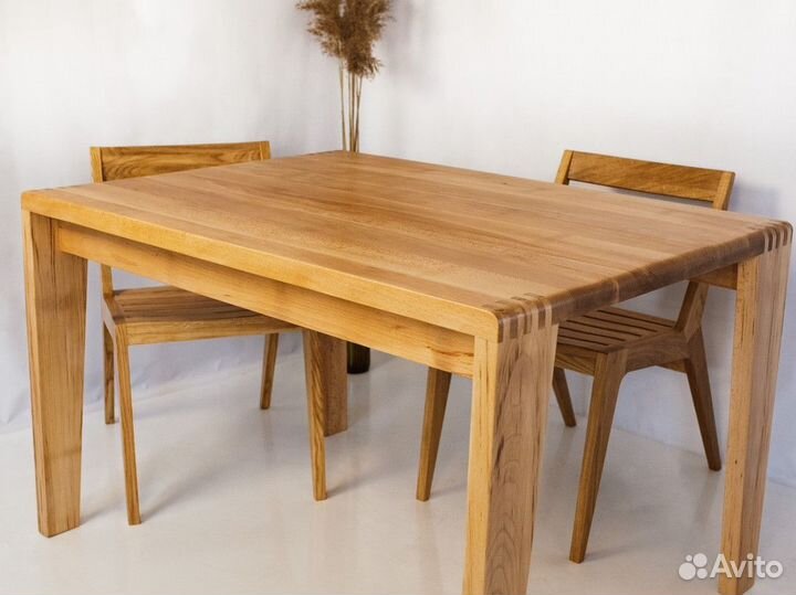 Стол обеденный из массива / Стол письменный Слэб