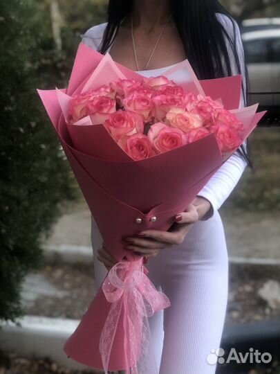 101 роза букет цветы с доставкой