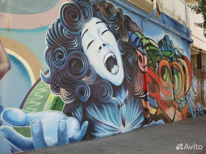 Художественная роспись стен. Граффити, Аэрография