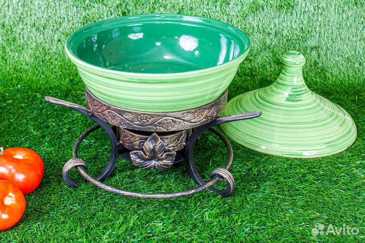 Марокканский тажин Летний лес на подставке Кебаб