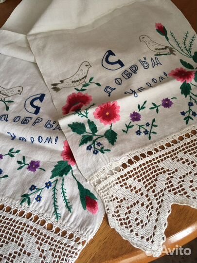 Рушник старинный винтаж