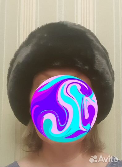 Шапка/шляпка новая женская иск.мех