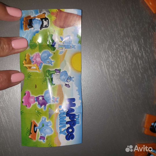 Бегемотики киндер сюрприз hippo kinder surprise