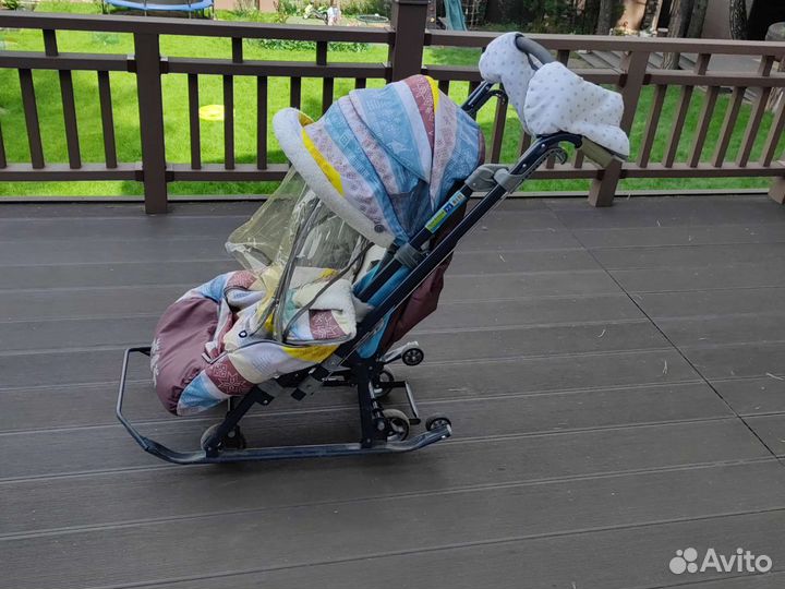 Санки-коляска Ника нд-3/6 (7-3)