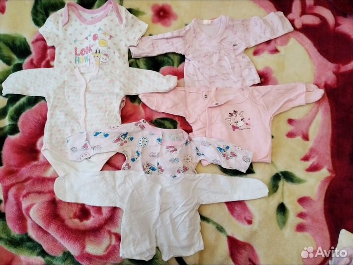 Одежда пакетом для девочки р-р 56-62