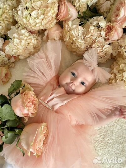 Платье для девочки нарядное 62 68