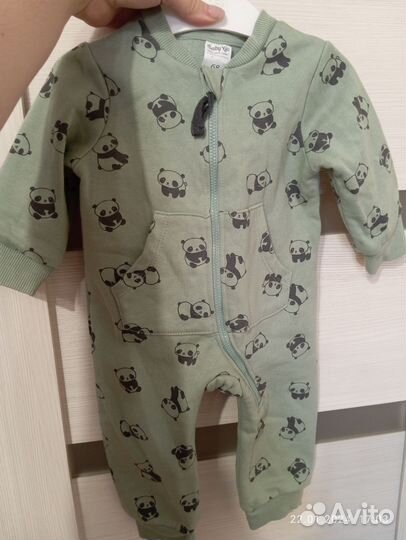 Детские вещи для мальчика пакетом 74 Комбинезоны