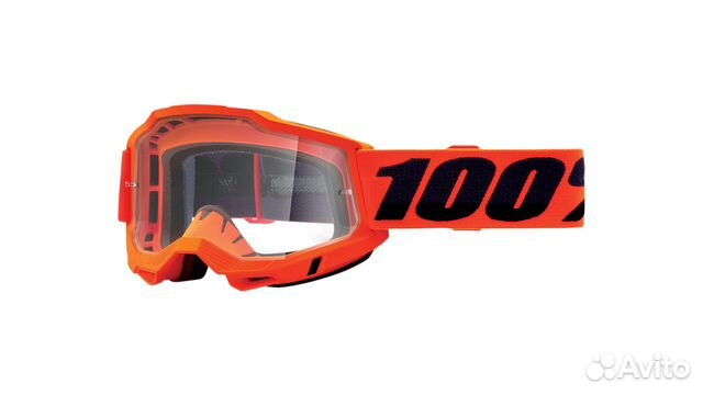 Очки 100 Accuri 2 Goggle Neon Orange / Clear Lens