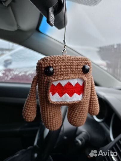 Домо кун вязаный крючком. Вязаная игрушка