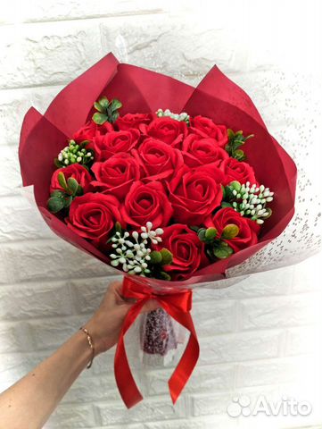 Букет из мыла