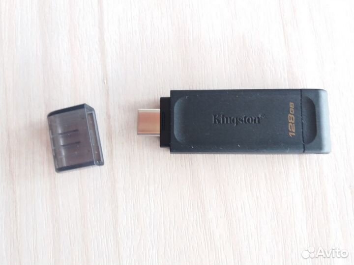 Флешка 128 GB kingston USB-C неиспользованная