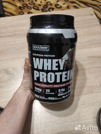 Протеин 900 г. Whey Protein. 2 банки
