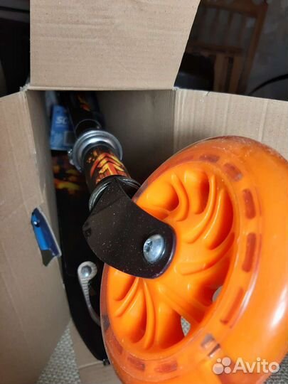 Самокат детский двухколесный бу