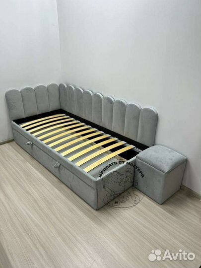 Детская кровать от 3 лет с бортиками