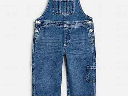 Новое H&M джинсовый комбинезон 110 см
