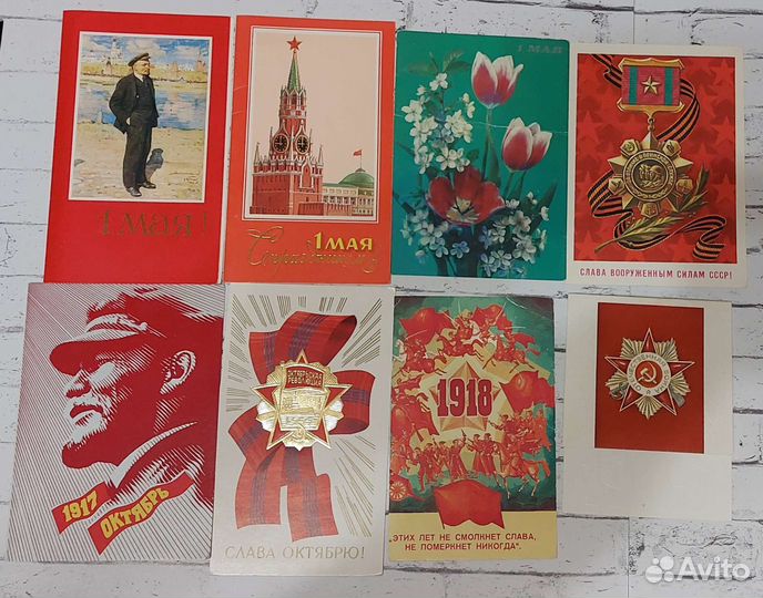 Почтовые открытки и календарики СССР