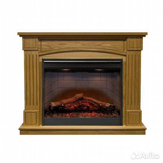 Каминокомплект Boston Дуб с очагом Symphony 26