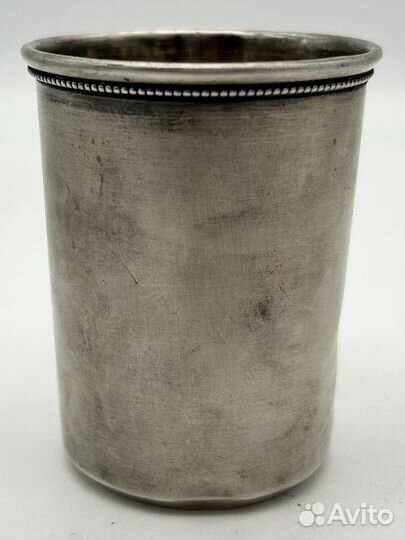 Стакан / стопка серебро 84 проба 69,4 г. 128 мл
