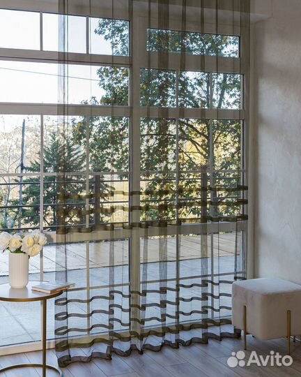 Тюль на люверсах