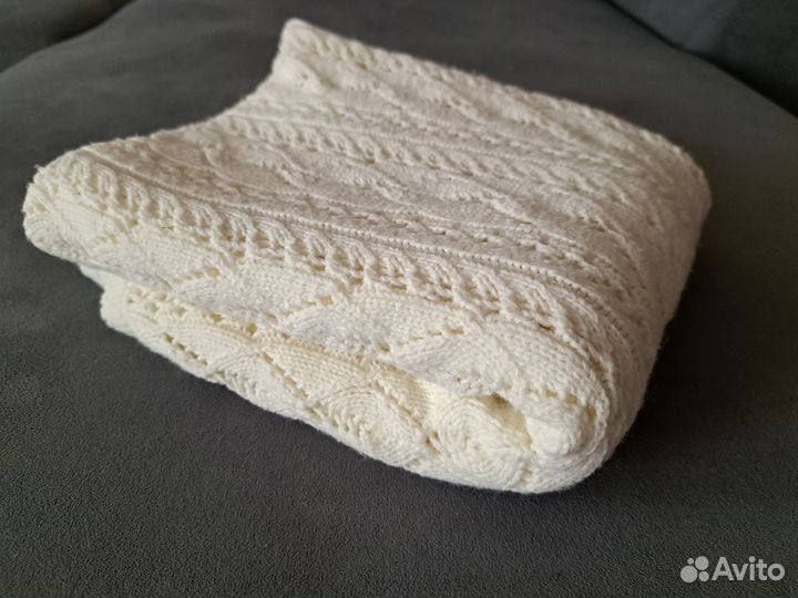 Плед детский вязаный идеальном состоянии в