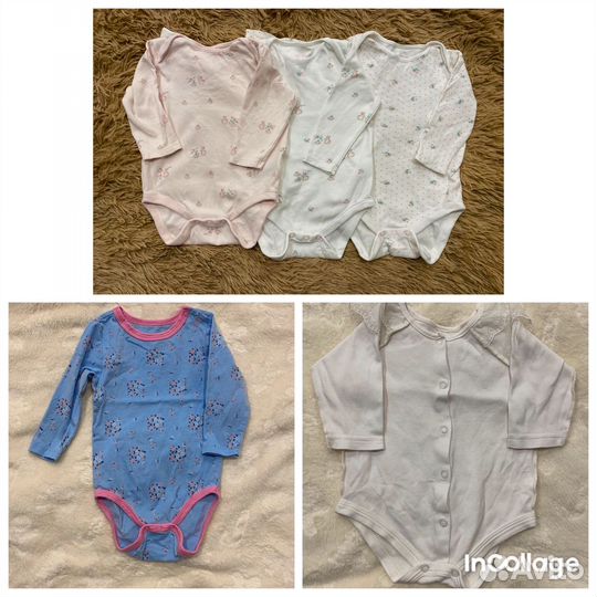 Вещи пакетом на девочку 68-74