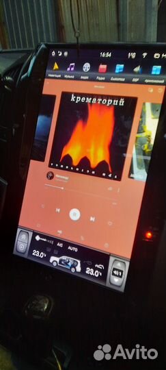 Магнитола тесла Land Cruiser 200