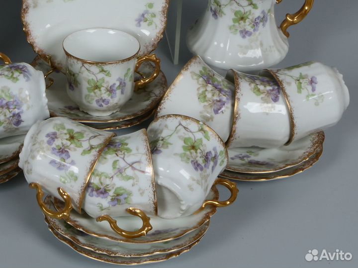 Старинный фарфоровый сервиз. Limoges