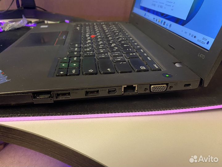 Ноутбук Lenovo thinkpad l470 (i3-6100u/4gb/150gb)