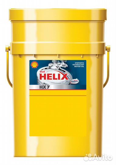 20л. shell Helix HX-7 5W40