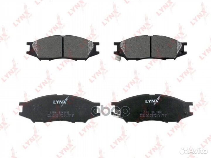 Колодки тормозные дисковые перед BD3409 LYN