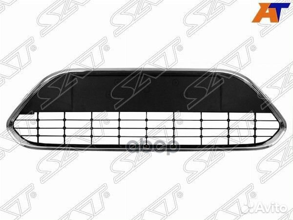 Решетка в бампер ford focus II 08-11 с молдинго