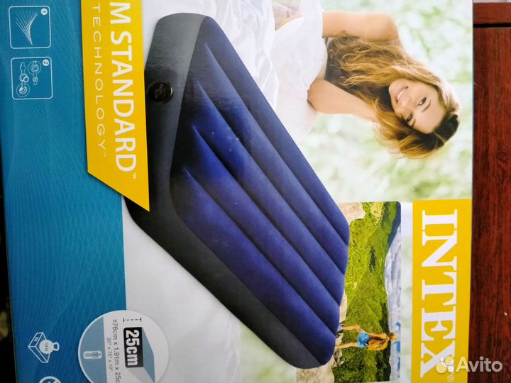 Надувной матрас intex