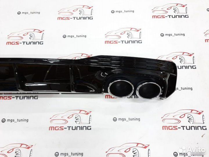 Диффузор на A7 в стиле S7 2017+гг для S-Line