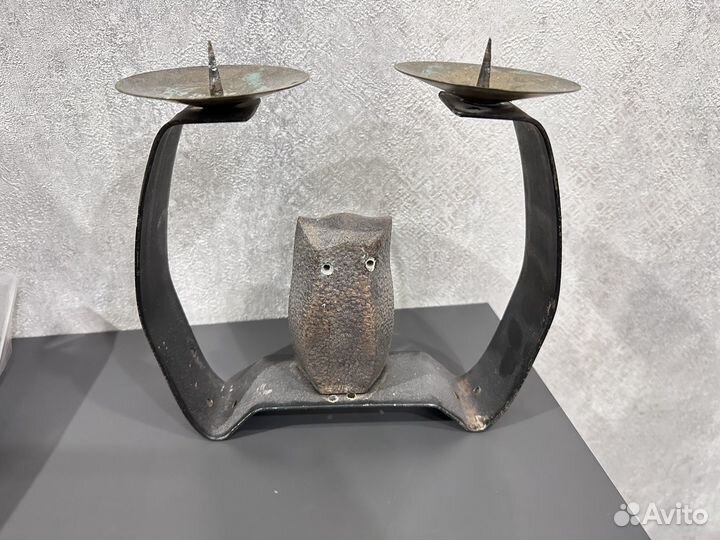 Подсвечник СССР. Латунь