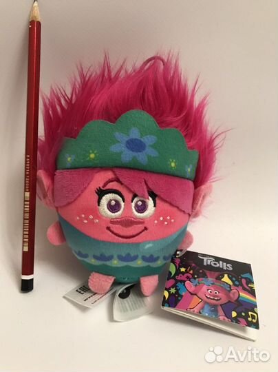 Мягкая игрушка Trolls Розочка