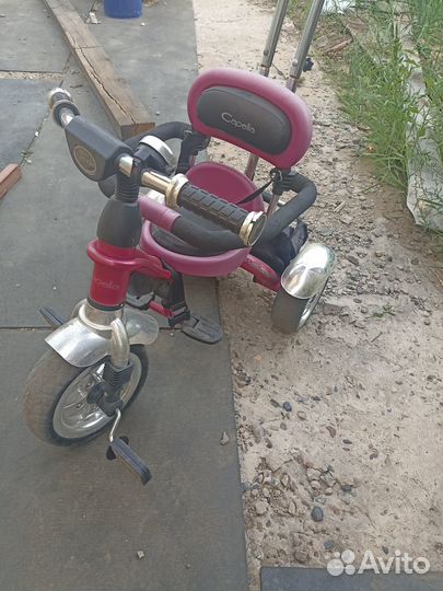 Детский велосипед с ручкой бу