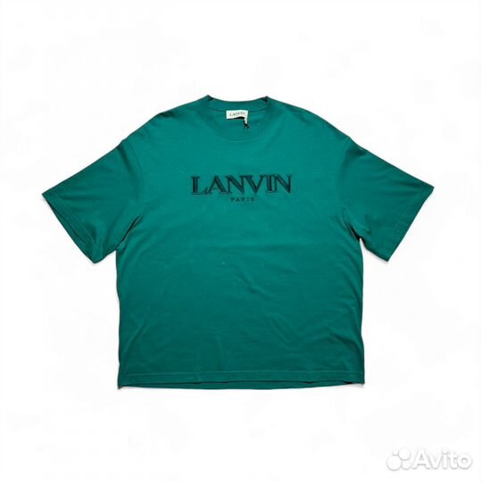 Футболка Lanvin Paris Embroidered Oversize M