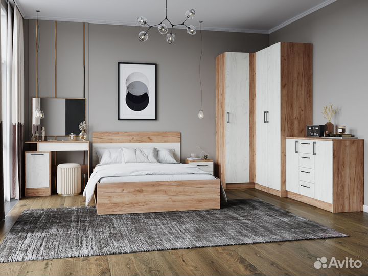 Вегас Зеркало Дуб Крафт Табачный