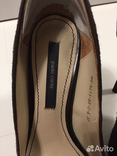 Туфли из нерпы 35р