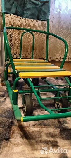 Детские санки коляска ника