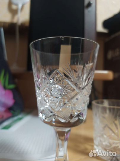 Хрустальные бокалы Bohemia Чехословакия