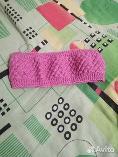 Шапка женская вязаная ручная работа