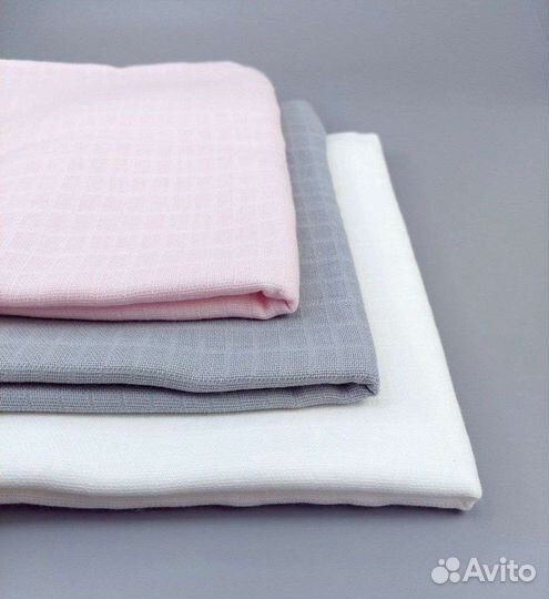 Пелёнки муслиновые 80*100 см (2 новые)