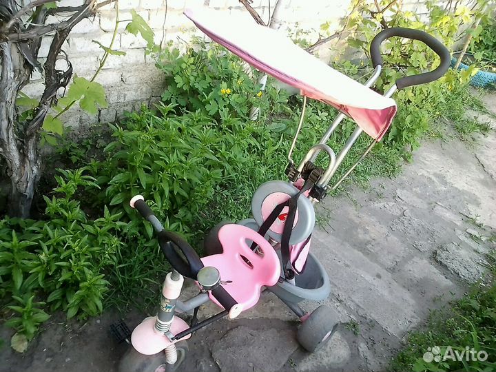 Велосипед с ручкой управления