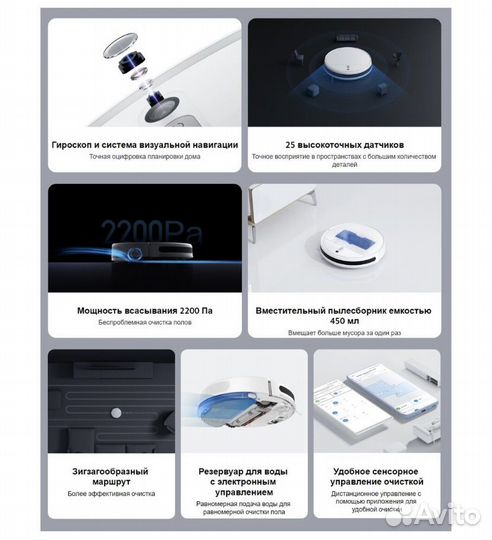 Робот пылесос xiaomi mi robot vacuum mop 2 lite