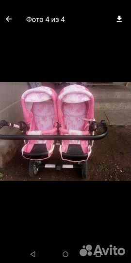 Коляска для двойни