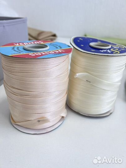 Косая бейка крем и беж