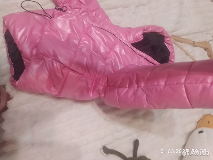 Куртка на девочку весна осень, рост 134