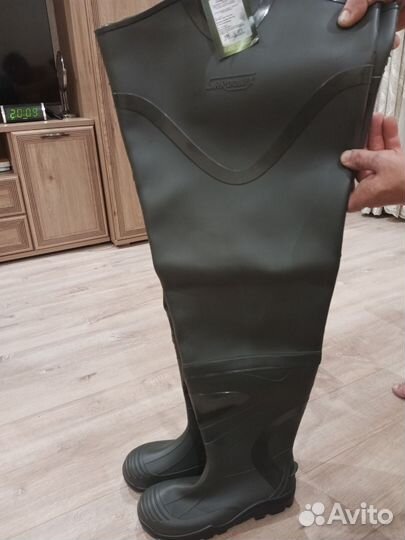 Сапоги рыбацкие,цельнолитые,забродные для рыбалки